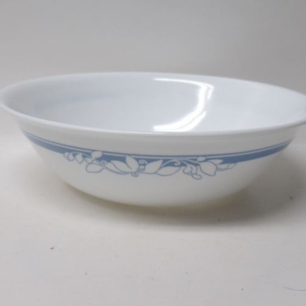 Corning Corelle Blue Jasmine 8 1/2 Inch Serving or Vegetable Bowl